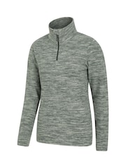 Mountain Warehouse Green Womens Snowdon Melange Fleece - Image 3 of 5
