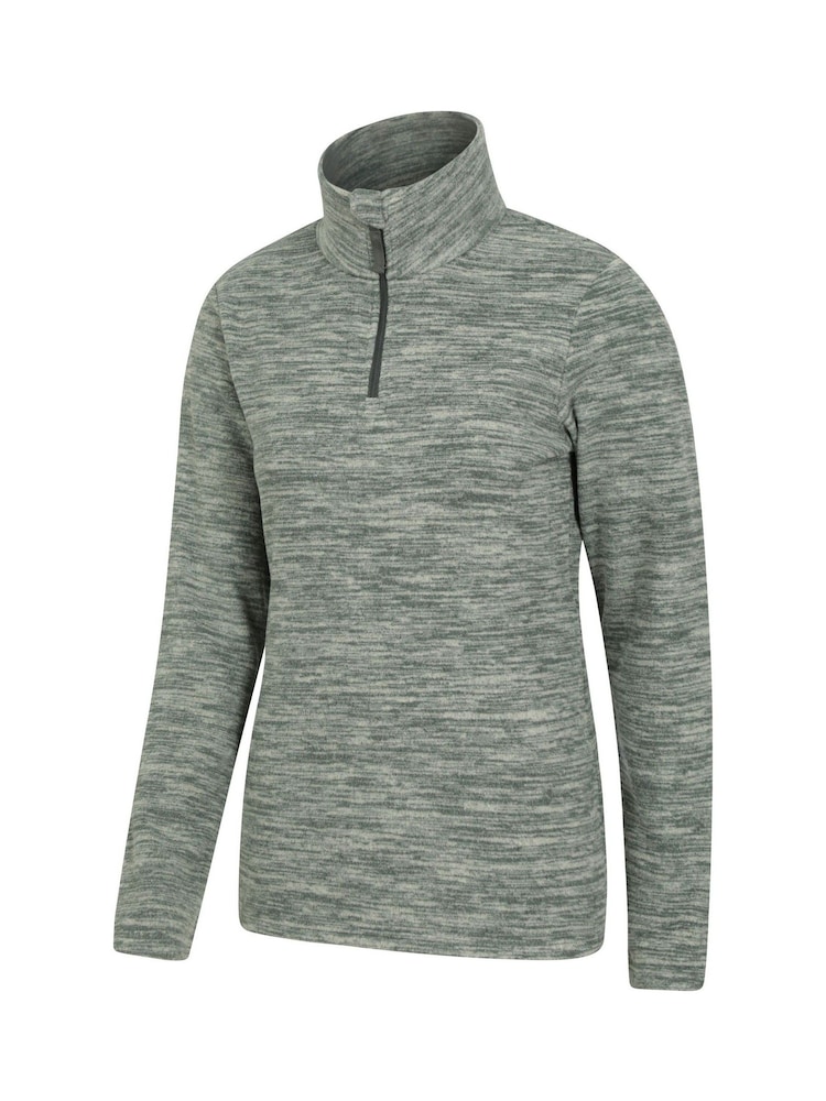 Mountain Warehouse Green Womens Snowdon Melange Fleece - Image 3 of 5