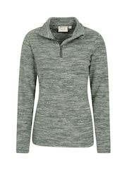 Mountain Warehouse Green Womens Snowdon Melange Fleece - Image 4 of 5