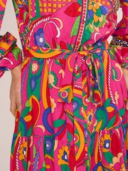 Adrianna Papell Printed Short Dress - Image 5 of 7