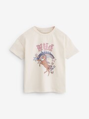 Neutral Horse Rodeo Short Sleeve 100% Cotton T-Shirt (3mths-7yrs) - Image 1 of 3