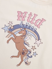 Neutral Horse Rodeo Short Sleeve 100% Cotton T-Shirt (3mths-7yrs) - Image 3 of 3