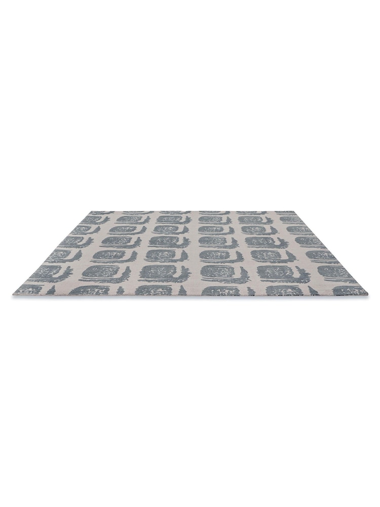 Ted Baker Grey 100% Cotton Rug - Image 4 of 4