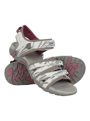 Harmaa - Mountain Warehouse Womens Leveä lesti Santorini Summer Sandaalit - Kuva 2 / 8