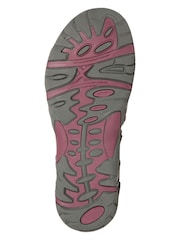 Harmaa - Mountain Warehouse Womens Leveä lesti Santorini Summer Sandaalit - Kuva 3 / 8