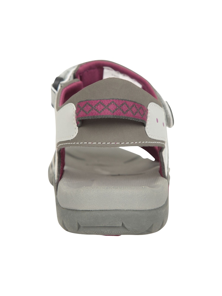 Gris - Sandales estivales Mountain Warehouse Santorini coupe large pour femme - Image 4 of 8