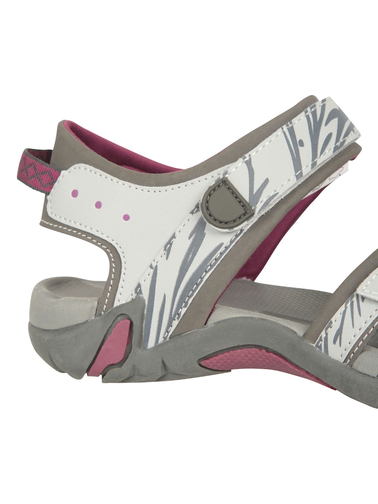 Gris - Sandales estivales Mountain Warehouse Santorini coupe large pour femme - Image 7 of 8