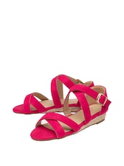 Dunlop Pink Wedges Open Toe Sandals - Image 2 of 4
