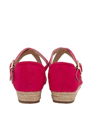 Dunlop Pink Wedges Open Toe Sandals - Image 3 of 4