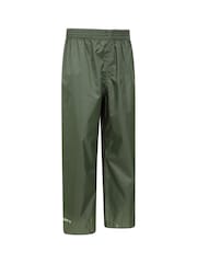 Mountain Warehouse Green Kids Pakka II Waterproof Overtrousers - Image 2 of 5