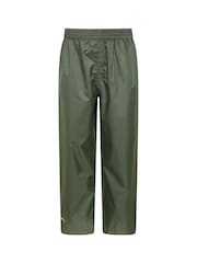Mountain Warehouse Green Kids Pakka II Waterproof Overtrousers - Image 3 of 5