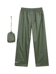 Mountain Warehouse Green Kids Pakka II Waterproof Overtrousers - Image 5 of 5