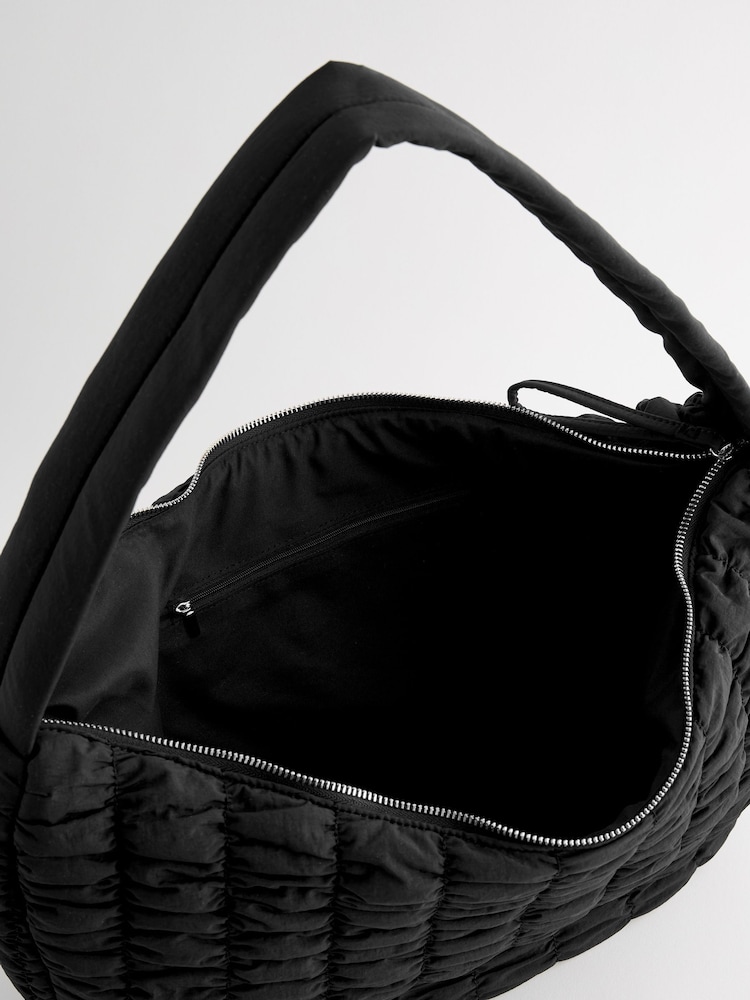 Negro - Bolso de Hombro Acolchado - Imagen 9 de 9 Negro - Bolso de Hombro Acolchado - Imagen 9 de 9