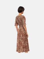 Whistles Natural Marble Spot Veda Dress - Image 2 of 5