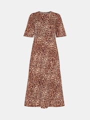 Whistles Natural Marble Spot Veda Dress - Image 5 of 5