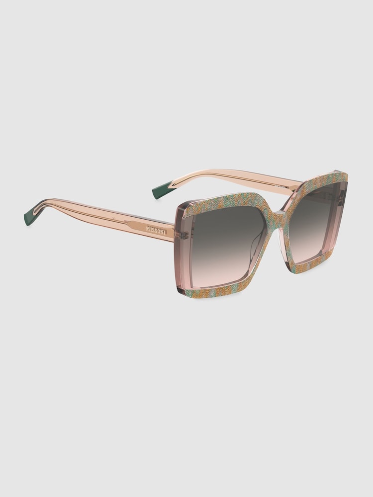 Missoni Eyewear Transparent Pattern Sunglasses - Image 1 of 4