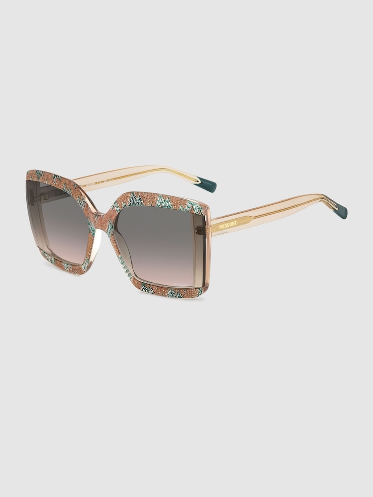 Missoni Eyewear Transparent Pattern Sunglasses - Image 2 of 4