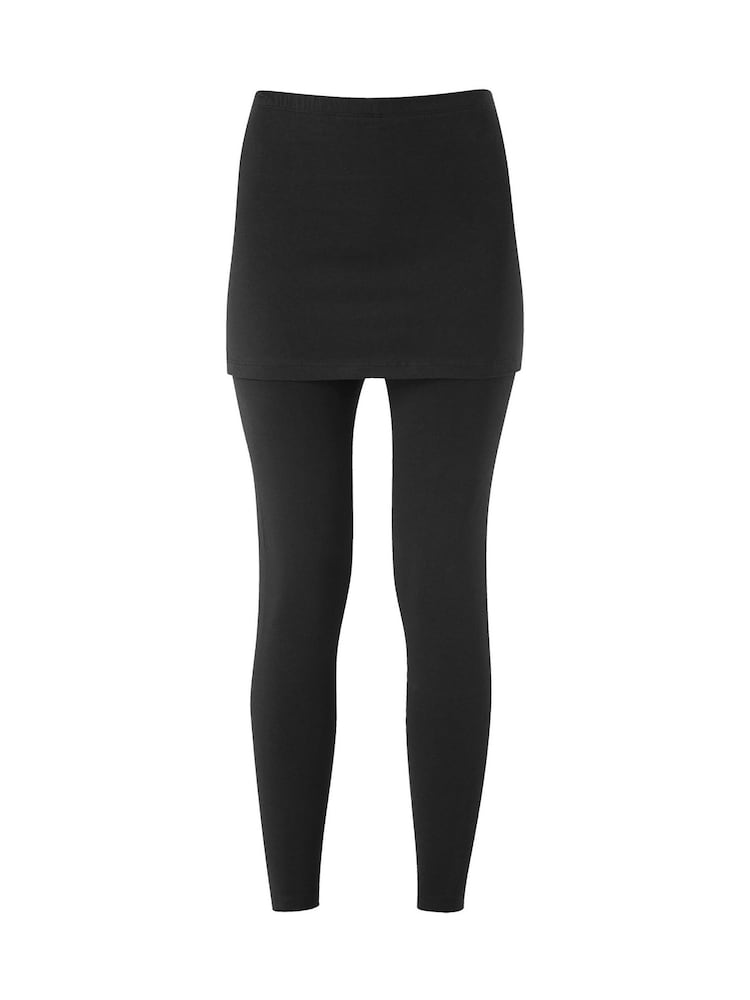 Joe Browns Black 2-In-1 Essential Skirted Leggings - Image 3 of 3