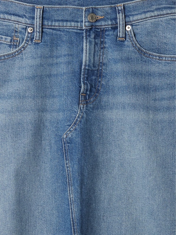 Gap Blue Denim Maxi Skirt - Image 5 of 5