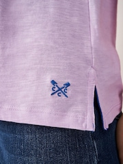 Crew Clothing, Perfect, Slub-T-Shirt mit V-Ausschnitt aus 100 % Baumwolle - Bild 3 von 5