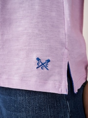 Crew Clothing, Perfect, Slub-T-Shirt mit V-Ausschnitt aus 100 % Baumwolle - Bild 4 von 5