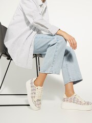 Dune London Multi Episode Flatform Sole Trainers - Image 3 of 8