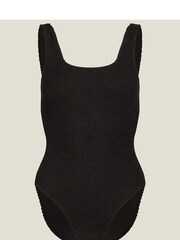 Accessorize Black Crinkle Swimsuit - Image 3 of 3