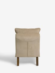 Laura Ashley Baron Chenille Hazlenut Nordan Armless Accent Chair - Image 8 of 9