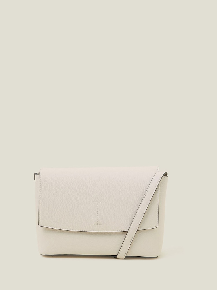 Accessorize White Cross-Body Leo Bag - Image 1 of 2