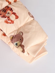 Cream Bear Print Baby Puffer Coat (0mths-2yrs) - Image 7 of 7