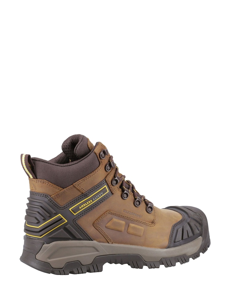 Amblers Safety Quarry Safety Brown Boots - Image 2 of 4