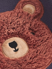 Brown/Cream Bear Single Cosy Fleece Pyjamas (9mths-8yrs) - Image 7 of 8