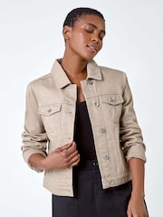 Roman Natural Denim Jacket - Image 1 of 5
