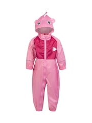 Regatta Pink Charco Waterproof Puddlesuit - Image 5 of 7