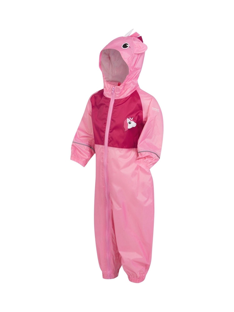 Regatta Pink Charco Waterproof Puddlesuit - Image 7 of 7