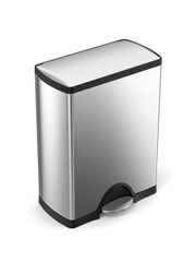 simplehuman Brushed Steel 46L Rectangular Recycler Bin - Image 3 of 5