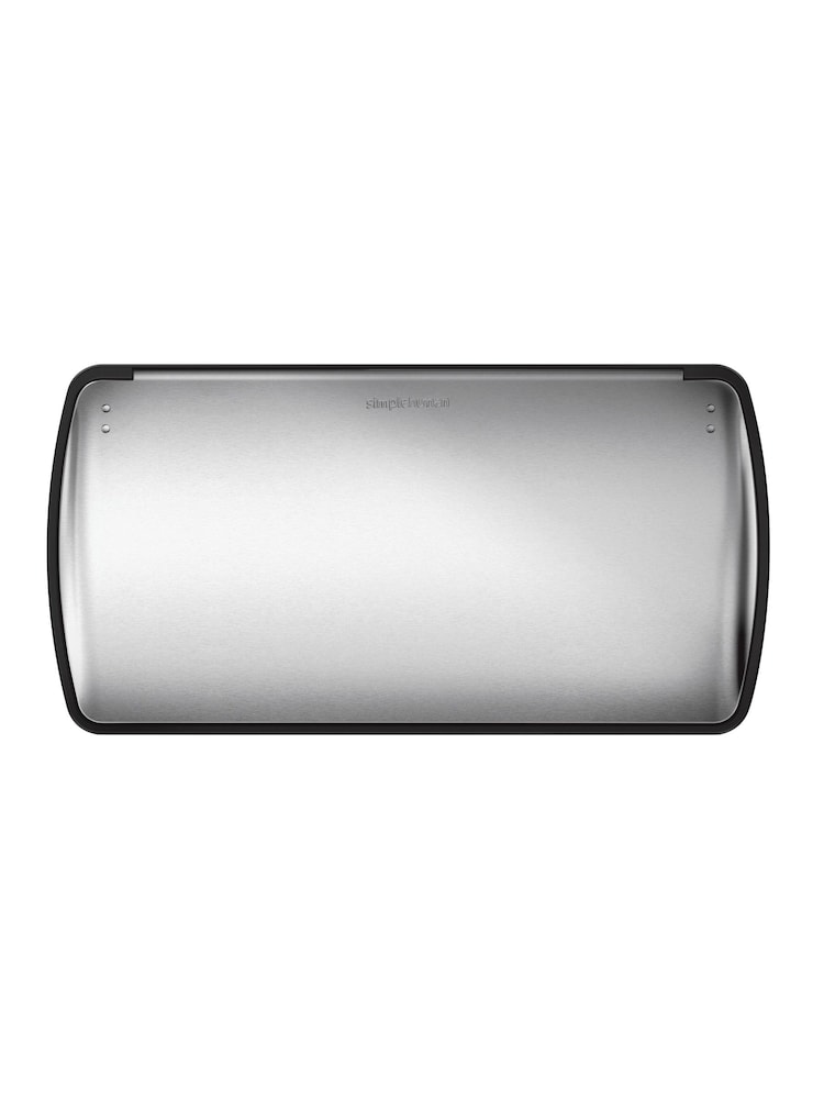 simplehuman Brushed Steel 46L Rectangular Recycler Bin - Image 5 of 5