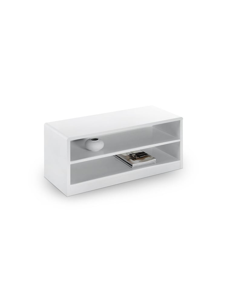 Julian Bowen White Manhattan Compact TV Unit - Image 2 of 2