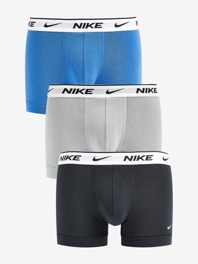 Nike Black/White Trunks 3 Pack - Image 1 of 4
