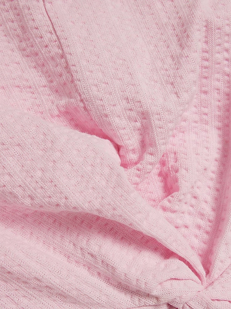 River Island Pink Girls Wrap Top and Palazzo Trousers Set - Image 5 of 5 River Island Pink Girls Wrap Top and Palazzo Trousers Set - Image 5 of 5