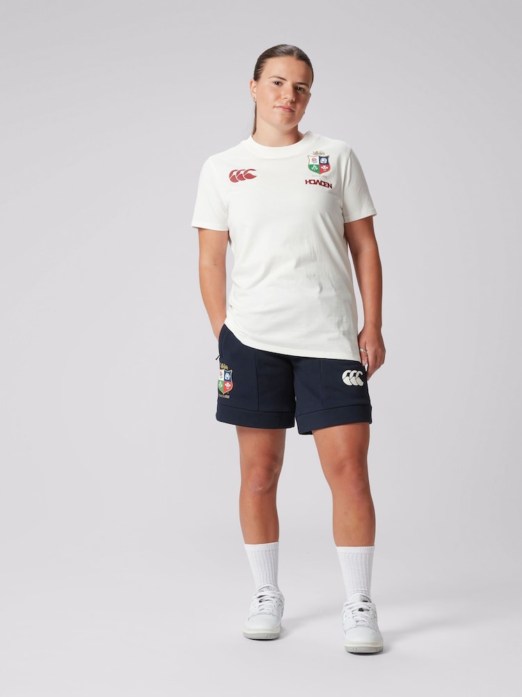 Canterbury Cream British & Irish Lions Rugby Cotton Jersey T-Shirt - Image 3 of 9
