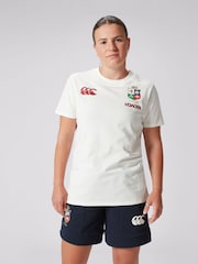 Canterbury Cream British & Irish Lions Rugby Cotton Jersey T-Shirt - Image 4 of 9