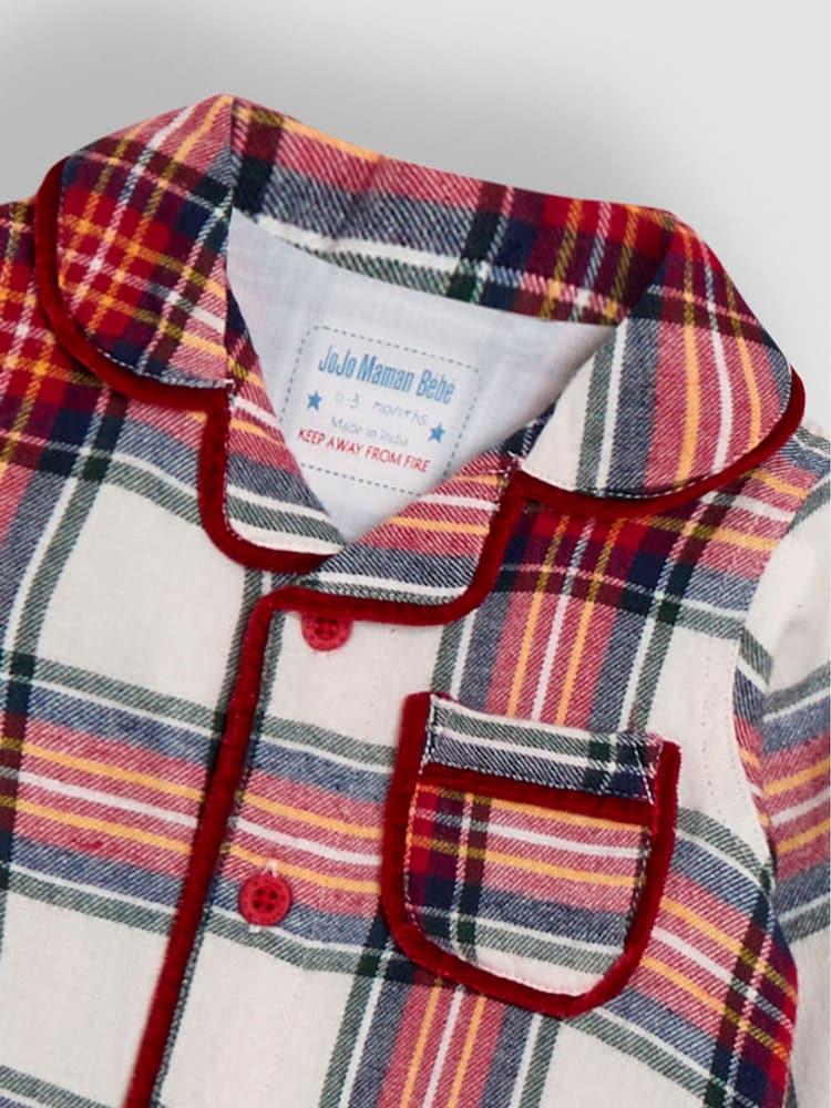 Crema - JoJo Maman Bébé 100% Cotton All-In-One Pyjamas - Imagen 3 de 3 Crema - JoJo Maman Bébé 100% Cotton All-In-One Pyjamas - Imagen 3 de 3