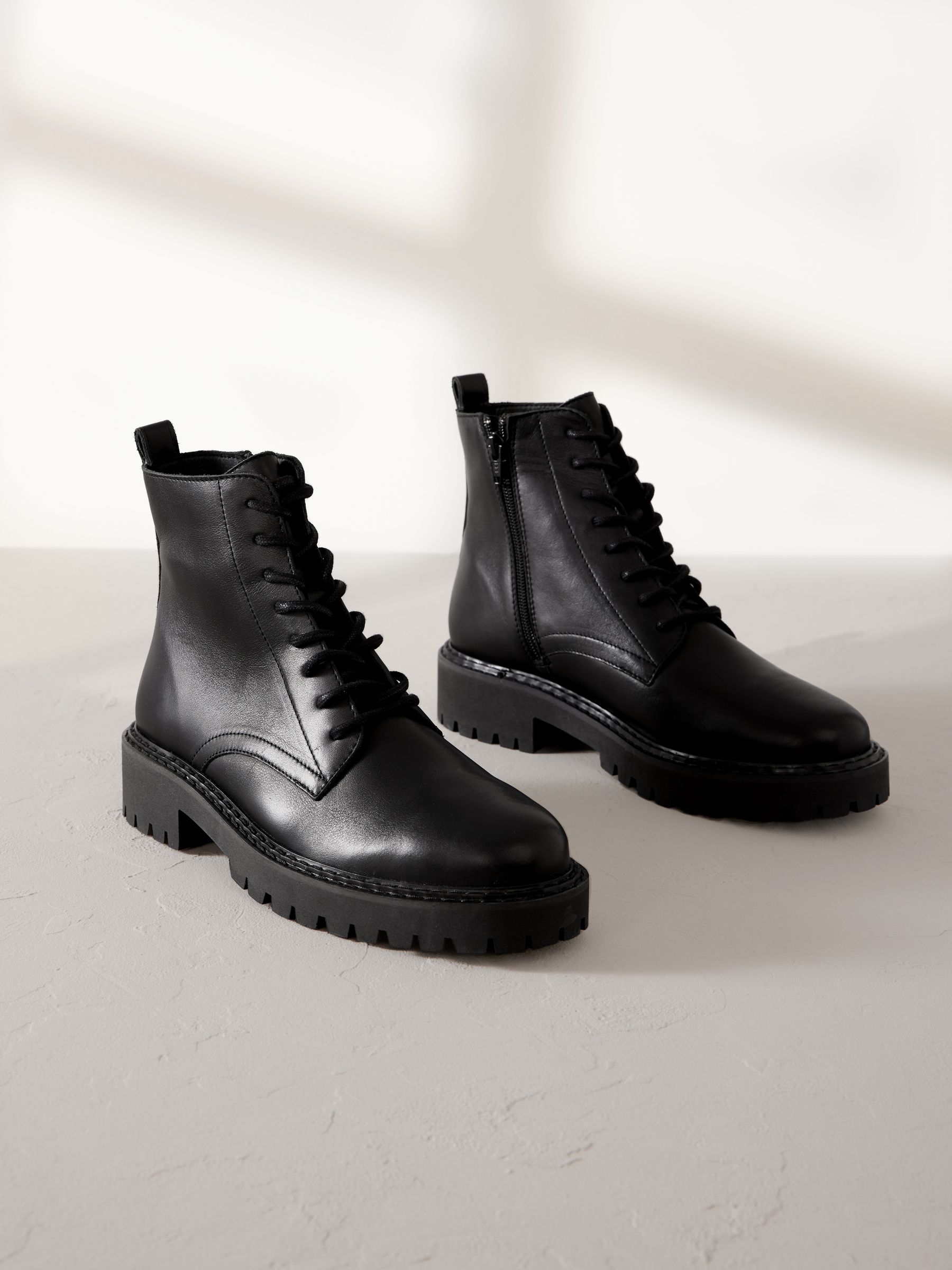 Next lace up boots discount