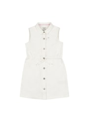 Lee White Girls 100% Cotton Sleeveless Twill Dress - Image 6 of 8