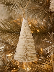 Set of 9 Natural Christmas Tree Baubles - Image 2 of 4