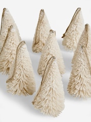 Set of 9 Natural Christmas Tree Baubles - Image 3 of 4