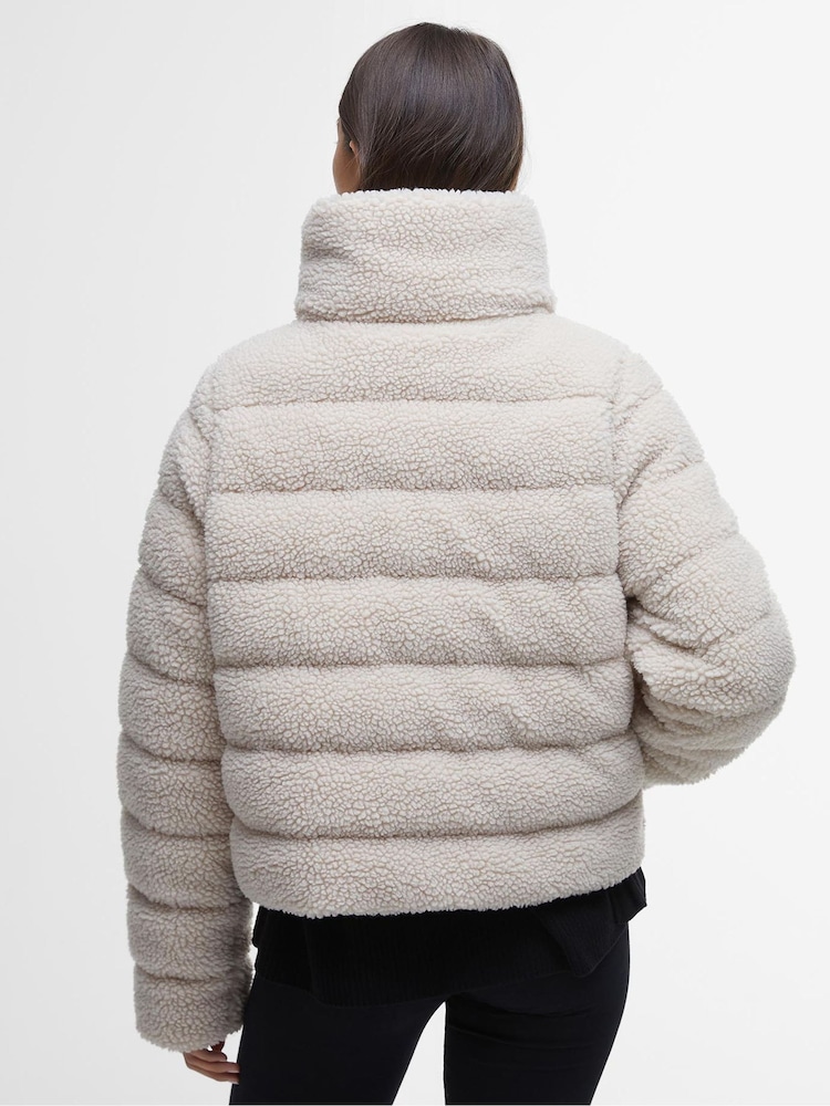Barbour® International Franchesca Boxy Fleece Quilt Jacket - Image 2 of 7