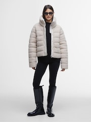 Barbour® International Franchesca Boxy Fleece Quilt Jacket - Image 3 of 7