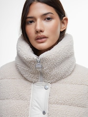 Barbour® International Franchesca Boxy Fleece Quilt Jacket - Image 4 of 7